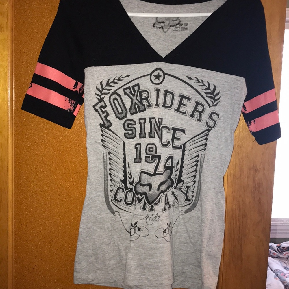 quarter sleeve fox shirt